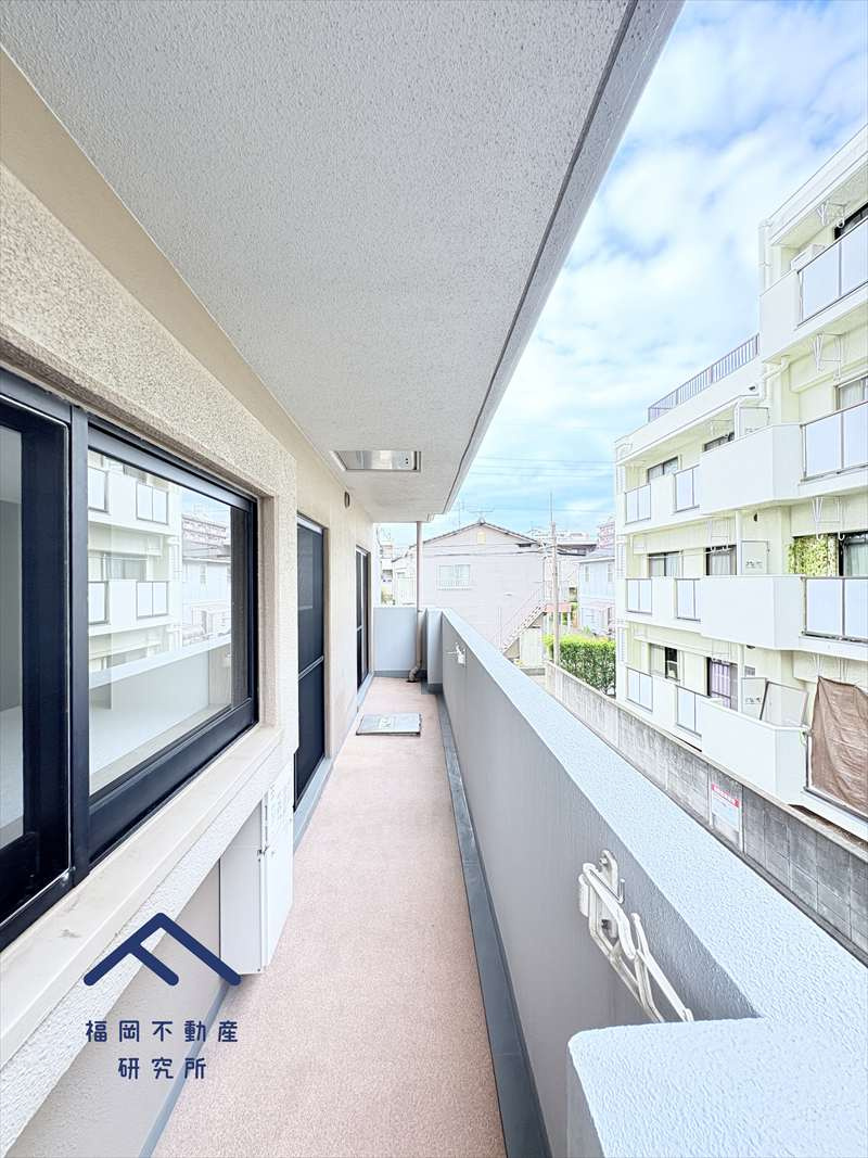 エスポワール南福岡のバルコニー