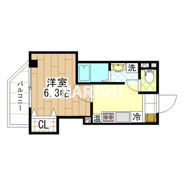 みおつくし京橋の間取り