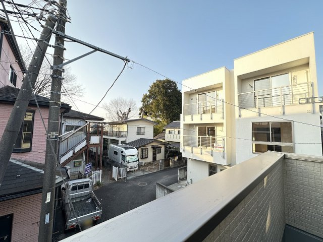 【展望】 | 志木市柏町1丁目　新築一戸建住宅　全2棟　(志木本店) | 前面に高い建物がなく、陽当たり良好なバルコニー
