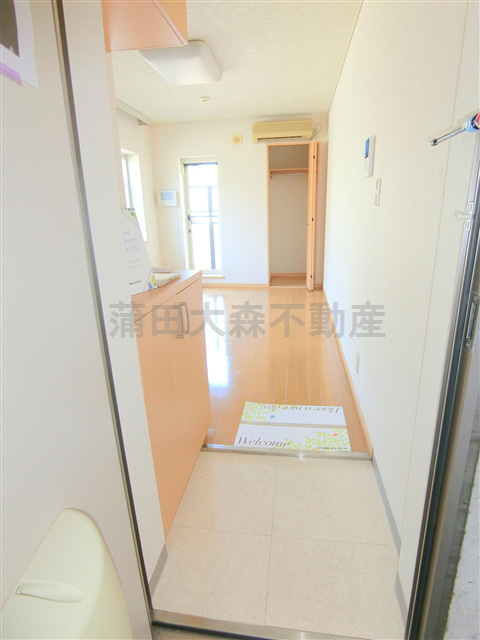 千鳥町ロッソコルサの玄関