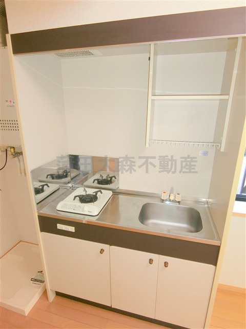 千鳥町ロッソコルサのキッチン