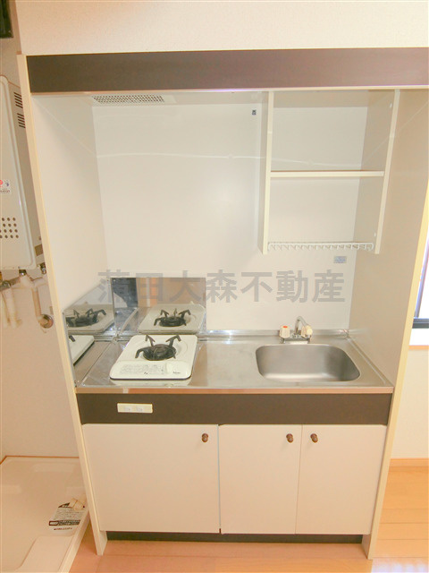 千鳥町ロッソコルサのキッチン|ガスキッチン