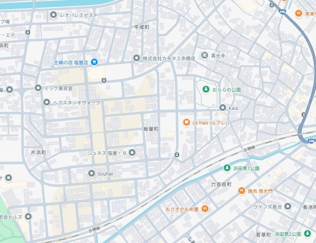 赤穂市板屋町　第2期　新築一戸建ての地図