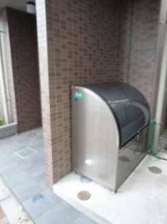 【その他共用部分】 | ヴィーアセッテ | 敷地内ゴミ置場完備。