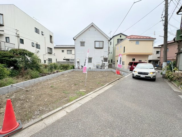 川越市神明町　建築条件なし売地　東武東上線『川越駅』バス10分　【川越小学区】の前面道路含む現地写真