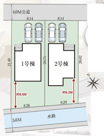 【区画図】 | 久喜市南7期　GRAFARE DESIGN　新築戸建　全2棟　2号棟