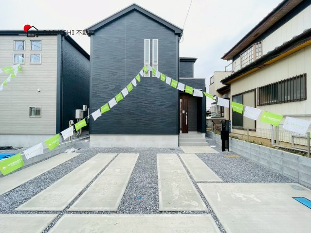 【外観】 | 久喜市南7期　GRAFARE DESIGN　新築戸建　全2棟　2号棟