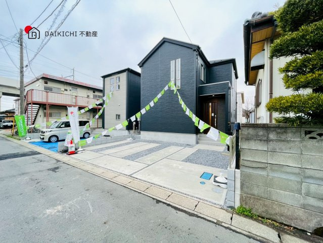 【前面道路含む現地写真】 | 久喜市南7期　GRAFARE DESIGN　新築戸建　全2棟　2号棟