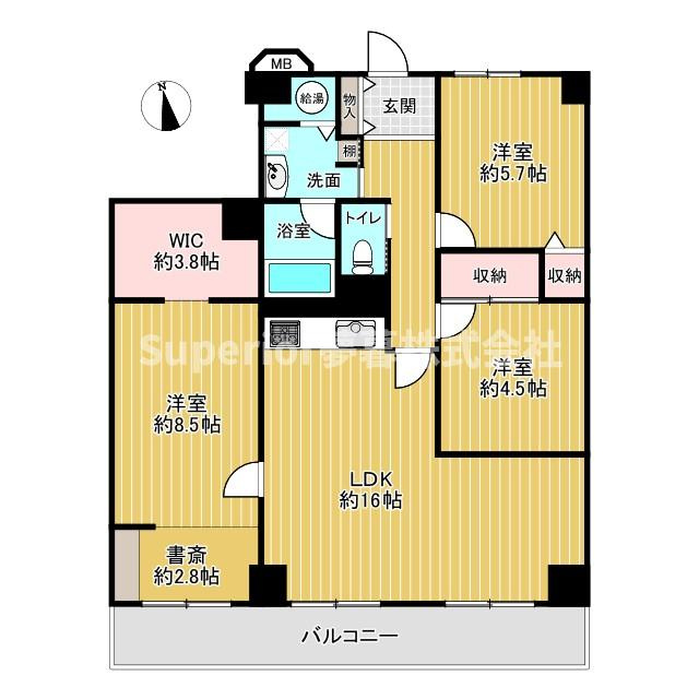 【中古マンション】ネオコーポ大津湖城が丘B棟