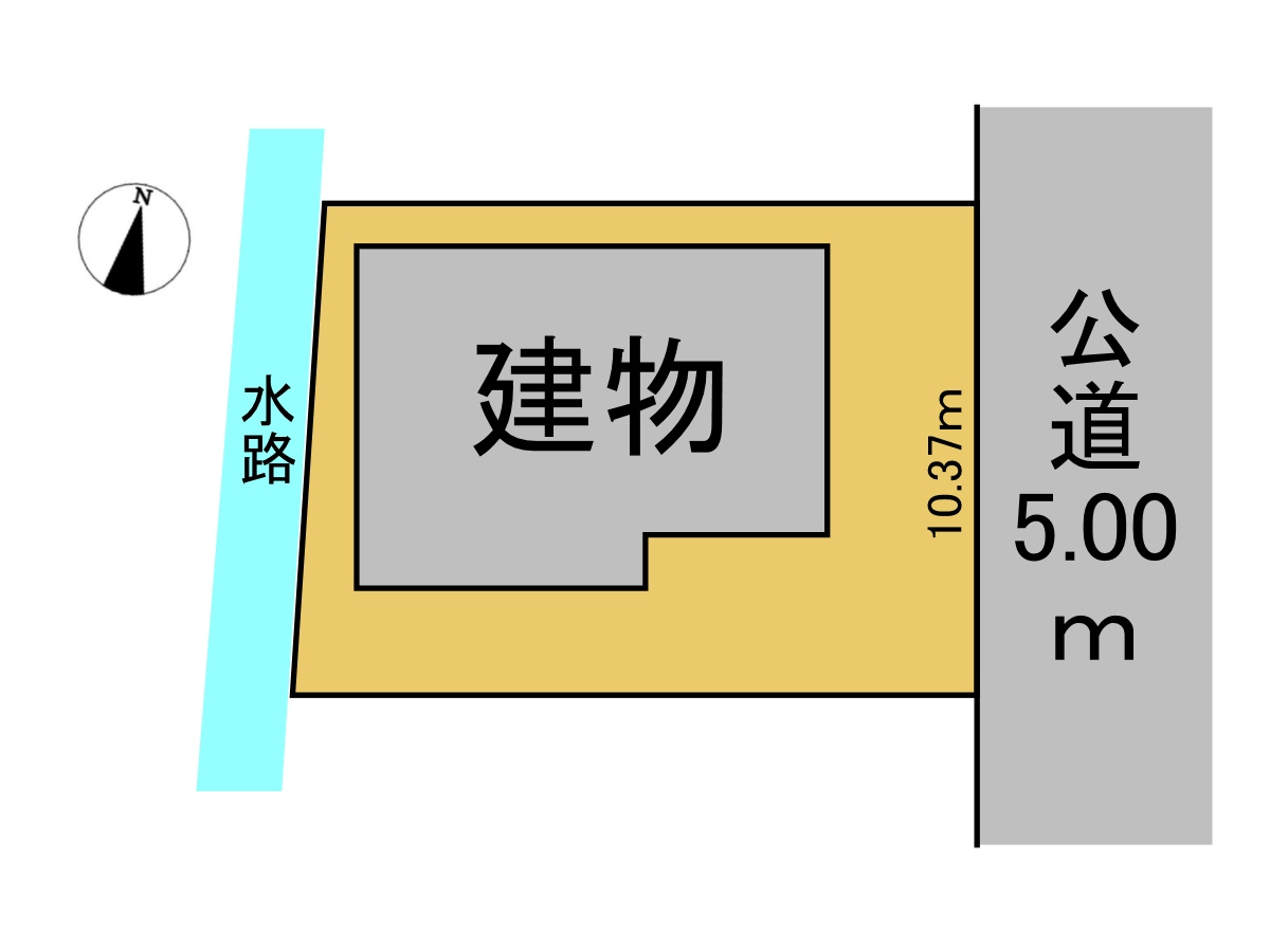 中古戸建　瑞穂市牛牧　平成5年築の区画図