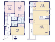板橋区東新町2丁目　新築戸建　E号棟 7498万円の画像