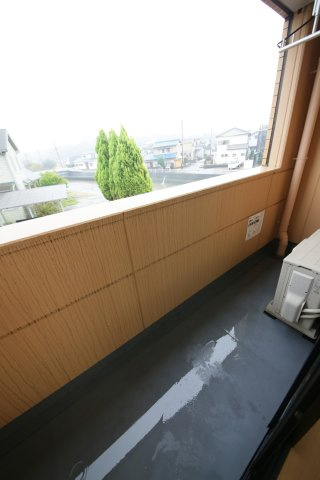 サンハイツのバルコニー