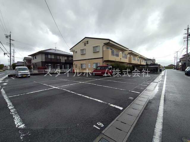 シティハイツ住吉Aの駐車場