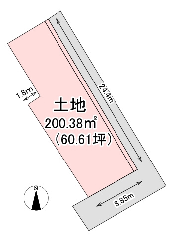 売土地　静岡市駿河区稲川３丁目