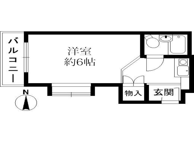 ガルボ茨木の間取り