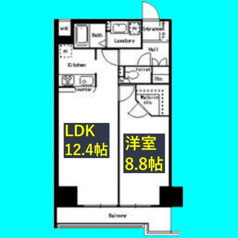 パークアクシス丸の内の間取り