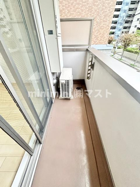 ハピネス福島のバルコニー