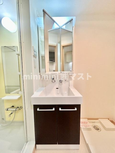 ハピネス福島の洗面所