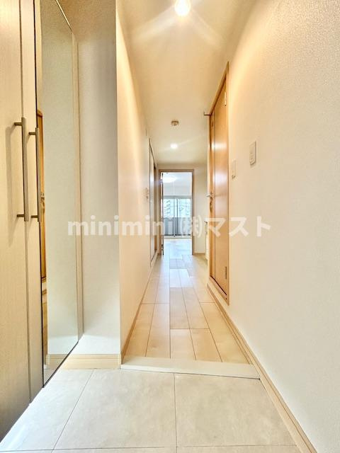 ハピネス福島の玄関