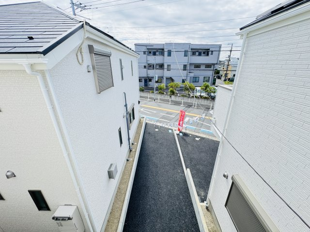 葛飾区西水元６丁目新築戸建【幸田小学校：6分】の展望|バルコニーより道路側眺望