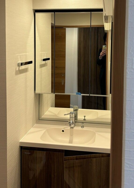 ルミーク浅草の独立洗面台