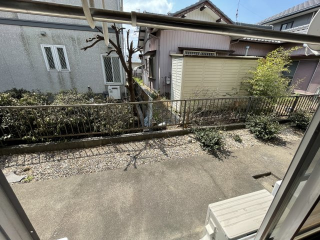 清風苑のバルコニー