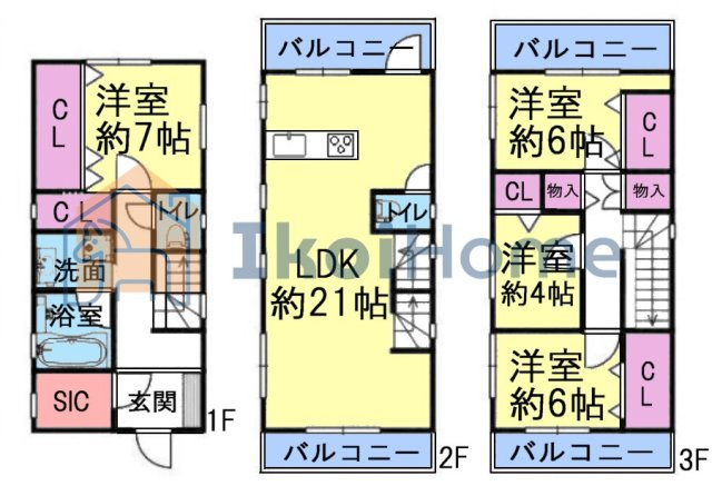 明石市岬町　中古戸建の間取り|【ホームページに現地動画掲載中】●年中無休：当日予約可●駐車1台！目の前に月極あり！空きあり月1万円