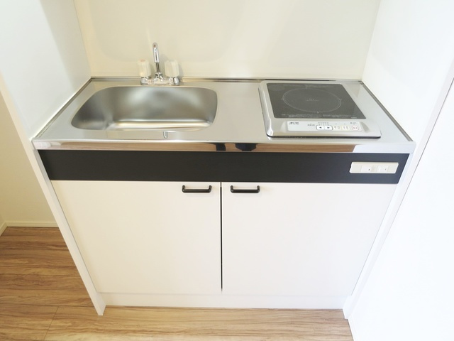 北小岩テラスのキッチン|１口ＩＨコンロ完備！