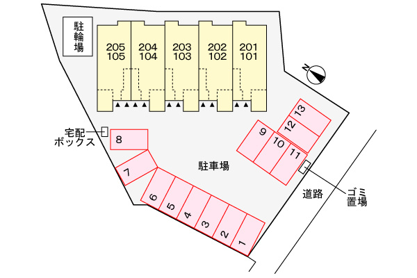 ヴィーナスの区画図