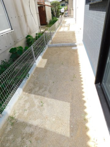 名古屋市港区明正１丁目の新築一戸建の庭|◇庭◇　　南面に嬉しい庭スペース付き！