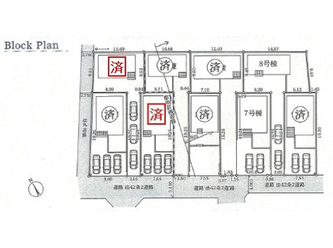 【区画図】 | 南足柄市中沼第12　Ⅰ・Ⅱ・Ⅲ期　新築一戸建て　全9棟 | 南足柄市中沼第12　Ⅰ・Ⅱ・Ⅲ期　新築一戸建て　全9棟