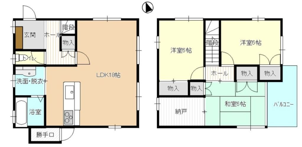 結城市結城　1期の間取り