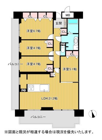 【間取り】 | ファミールハイツ壱番館