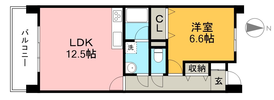 メゾンふだばの間取り