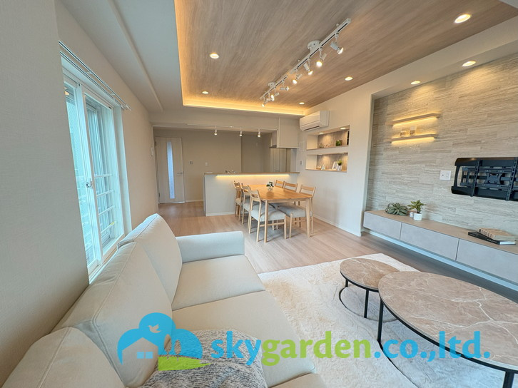 片瀬東映マンションの居間・リビング