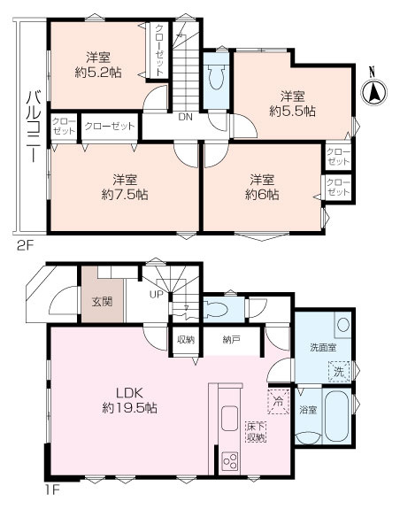 戸塚区戸塚町新築戸建1号棟の画像