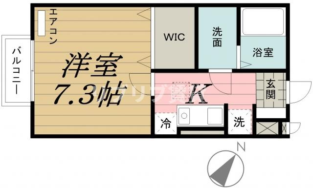 モナリエ稲荷町の間取り