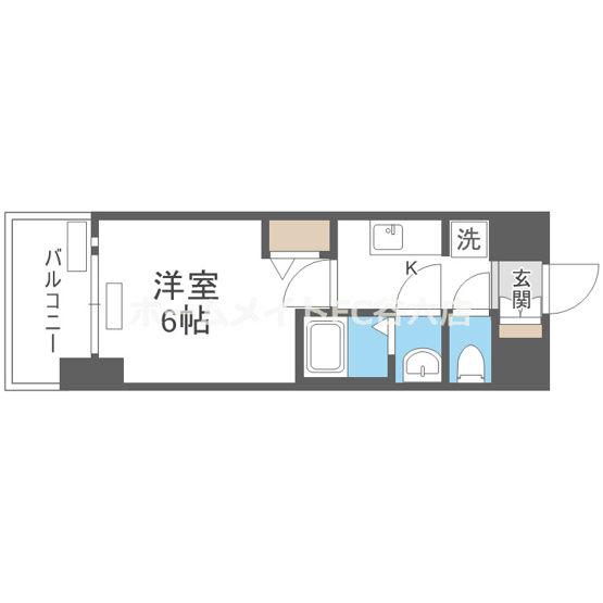 【間取り】 | プレサンス鶴橋トレヴィエ