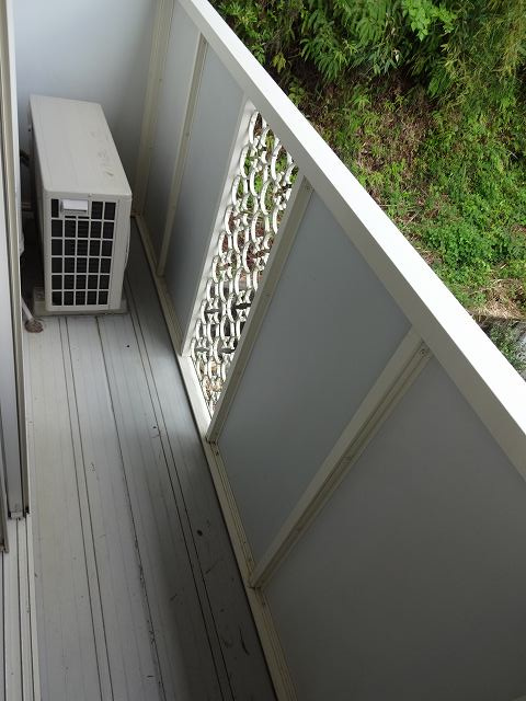 あうんハイツのバルコニー|バルコニー