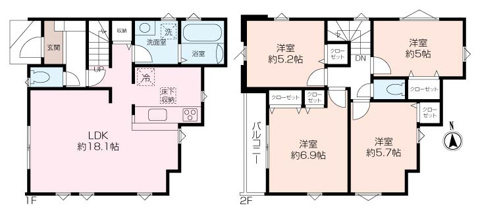 戸塚区戸塚町新築戸建2号棟の画像