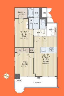 【間取り】 | アゼリアコート