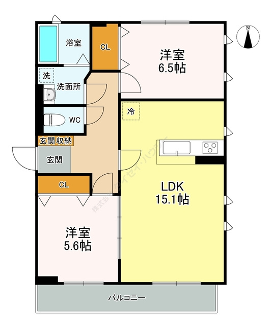 Ｒｉｔｚ　Ｐｉｎｏ　苗代Ⅱの間取り
