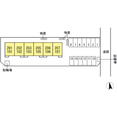 【区画図】 | ville nouvelle（ヴィルヌーベル）Ⅱ