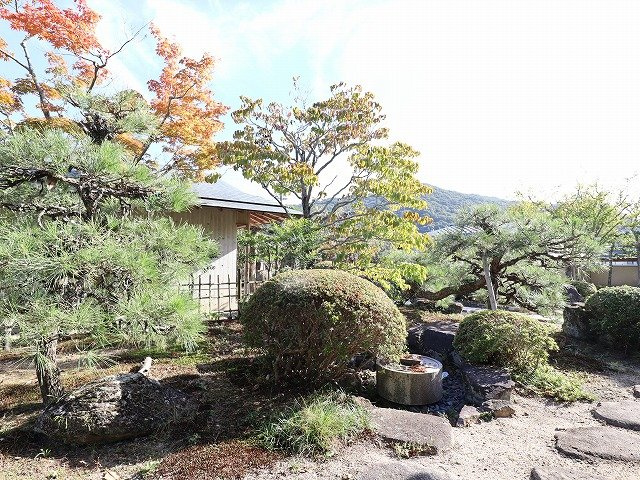 赤磐市馬屋戸建の庭