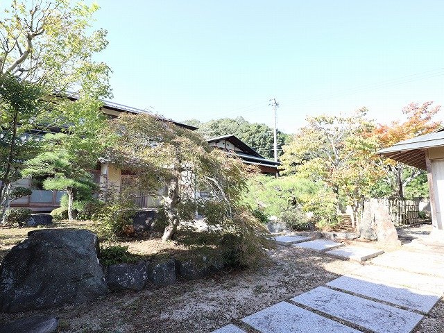 赤磐市馬屋戸建の庭