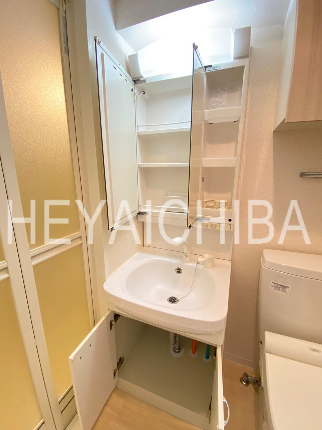 シュールフローレの洗面所|収納