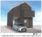 【仲介手数料無料！！】府中市四谷3丁目　新築戸建て（全2棟）1号棟　3980万円の画像