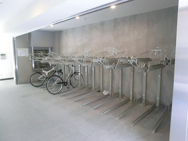 ミリアビタＮｏ２２のその他共用部分|敷地内駐輪場です。