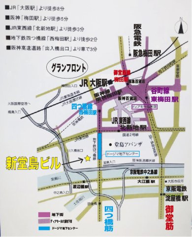 【地図】 | 新堂島ビル