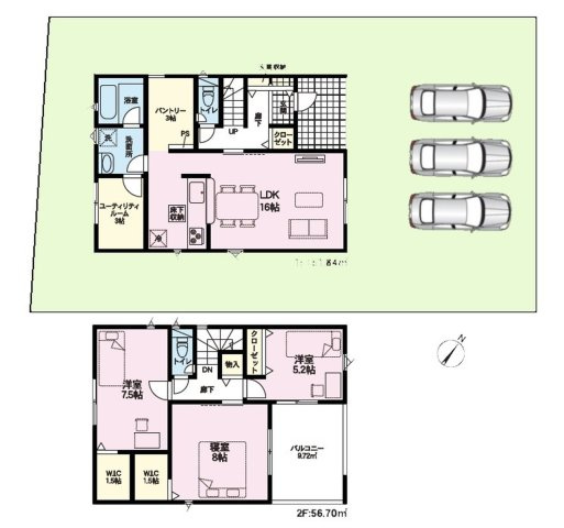 クレイドルガーデンかほく市高松　第６